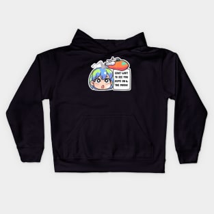 Earth Chan: Cant Wait Kids Hoodie